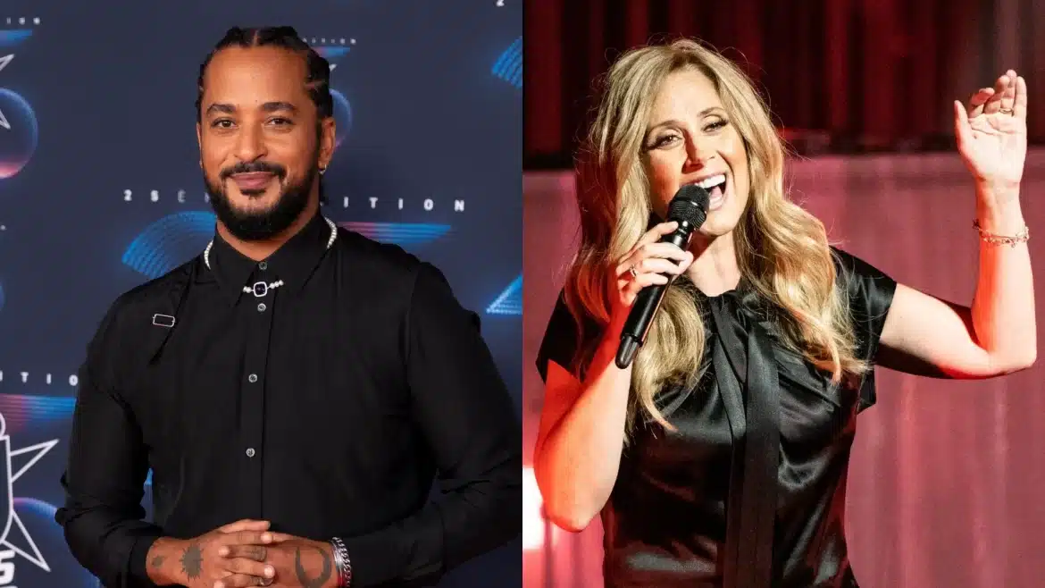 Slimane et Lara Fabian en duo sur scène