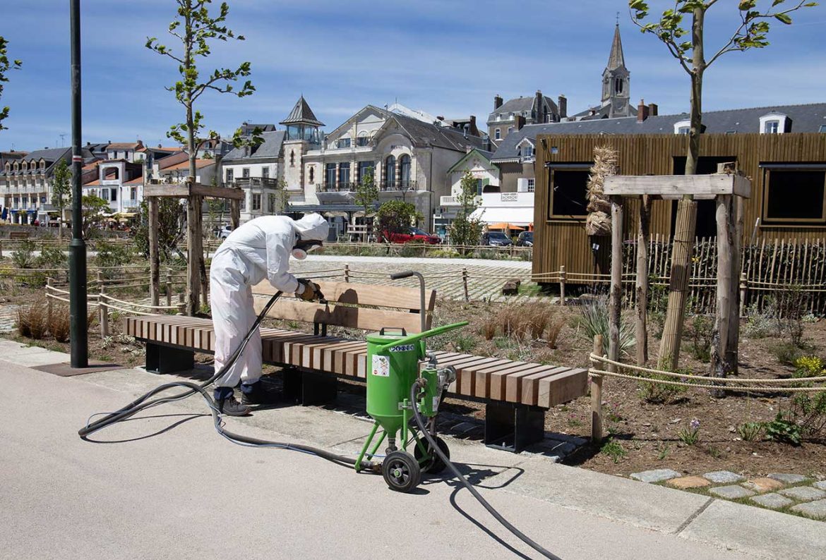 dégradation place du mole pornic