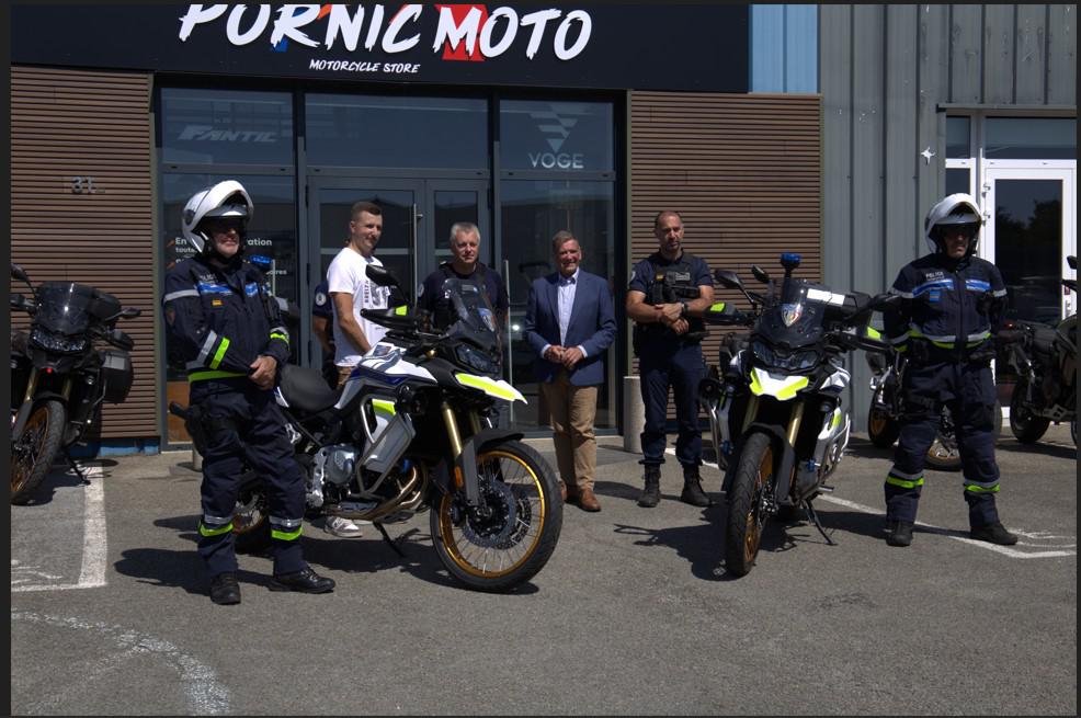 moto police pornic